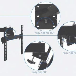 KHUNG TREO Tivi XOAY 32 inch Đến 65 inch