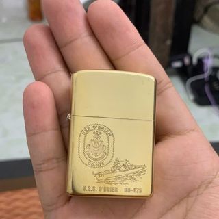 Zippo tàu chiến đồng khối 9 lama
