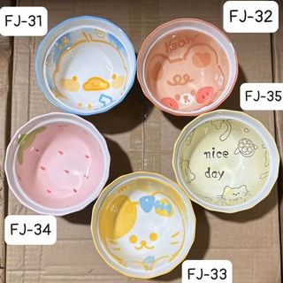 Bát Mắm Gia Vị Họa Tiết Hoạt Hình FJ ( THÙNG 80C )