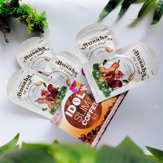 BỘ ĐÔI VIP SẢN PHẨM THẢO MỘC BUSABA DT X PLUS & IDOL COFEE SLIM BODY SLIMMING GIỮ VỮNG DANH HIỆU.