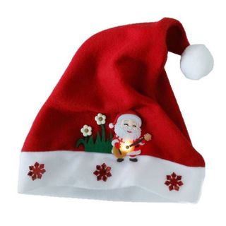 Nón Noel Vải Nhung Tuyết – Có Đèn
