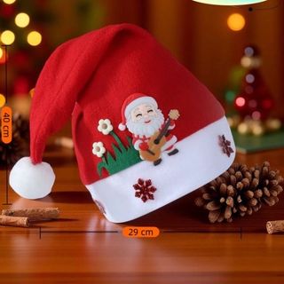 Nón Noel Vải Nhung Tuyết – Có Đèn