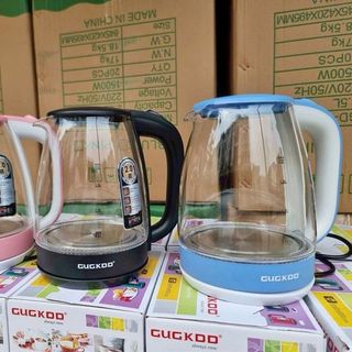 ẤGN Ấm Siêu Tốc GUGKOO ST-16 Thủy Tinh Trong (THÙNG 12C)