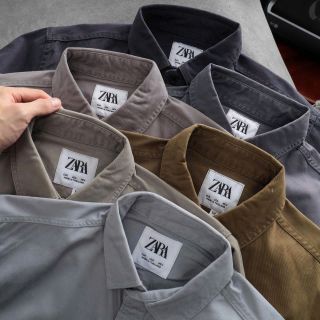 Sơ mi kaki. Vải kaki cotton cao cấp, dày dặn, mịn mát