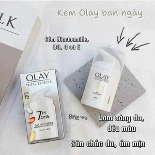 [Authentic]Kem face Olay Total Effects 50ml (Kem ngày)