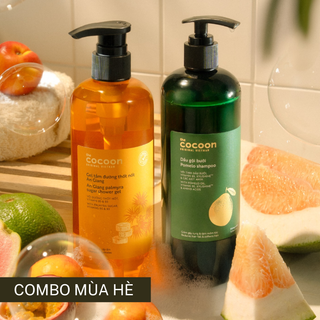 [Hàng CTY]Combo 2 chai Dầu gội bưởi + Gel Tắm