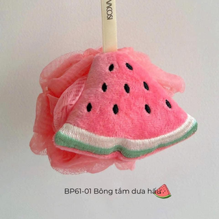 [Chính Hãng]Bông tắm Vacosi BP61-01 (dưa hấu)