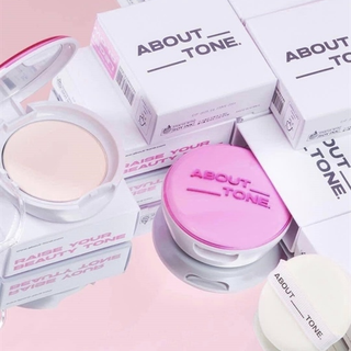 [Authentic]Phấn phấn About Tone Trắng vạch hồng 8gr