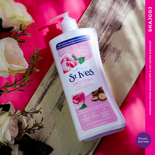 [Authentic]Kem body Stives Rose 621ml