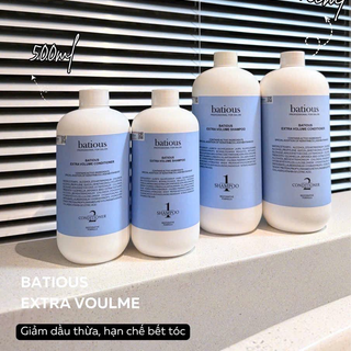 [Authentic]Bộ gội xả Batious Xanh (960ml x2)