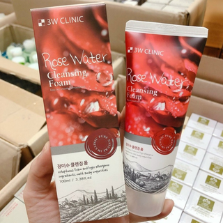 [Hàng Full tem]Sữa rửa mặt 3W Clinic 100ml đỏ