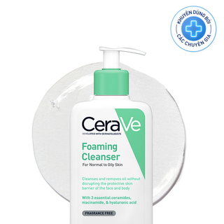 [Hàng Full tem]Sữa rửa mặt Cerave 236ml da dầu