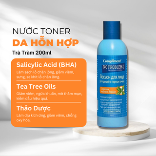 [Chính Ngạch]Toner Compliment 200ml (nắp xanh vạch cam)
