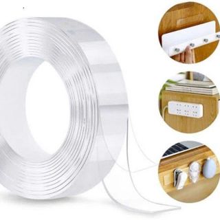 BĂNG KEO 2 MẶT TRONG SUỐT 5M X 3CM
