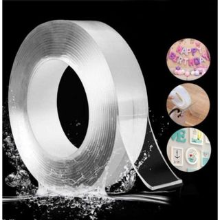 BĂNG KEO 2 MẶT TRONG SUỐT 5M X 3CM