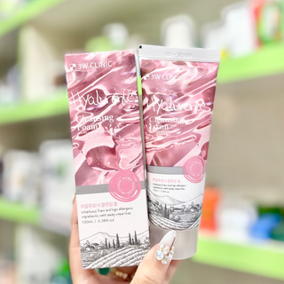 [Hàng Full tem]Sữa rửa mặt 3W Clinic 100ml hồng