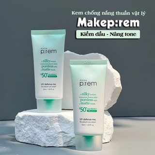 [Hàng Full tem]Kem chống nắng Prem A Silky 50ml