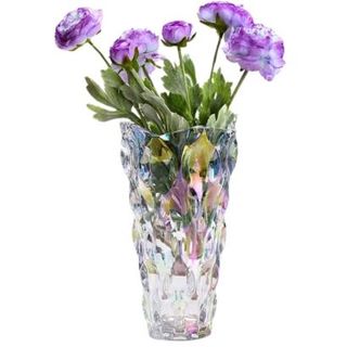 Lọ Hoa Thuỷ Tinh Rẻ YH 25cm 7 sắc cầu vồng (THÙNG 12C)