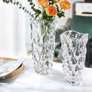 Lọ Hoa Thuỷ Tinh Trắng Rẻ YH. 30cm ( THÙNG 8C )
