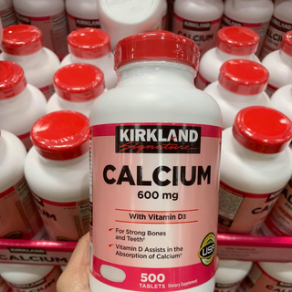[Hàng CTY]Viên uống bổ xương khớp Kirkland Calcium 500 viên
