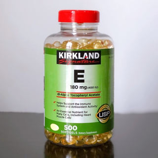 [Hàng CTY]Viên Uống Bổ Sung Vitamin E 180mg 500 Viên Của Mỹ