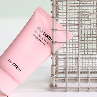 [Authentic]Kem chống nắng The Saem Hồng 50ml