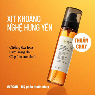 [Hàng Auth]Xịt khoáng Nghệ Hưng Yên Cocoon 130ml