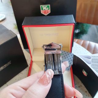 XẢ KHO ĐỒNG HỒ NAM TRUNG CẤP TAD HEUER CHONOGRAP DÂY DA LỘN