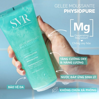 [Hàng Full tem]Sữa rửa mặt SVR 200ml Xanh dương