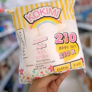 [Hàng Auth]Bông tẩy trang Kokimi 210 miếng