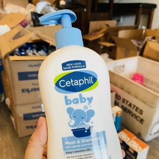 [Hàng Full tem]Sữa tắm gội Cetaphil Natural Celendula 399ml