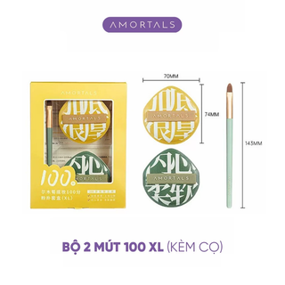 [Hàng Auth]Set 2 bông mút + 1 cọ Che khuyết điểm Amortals
