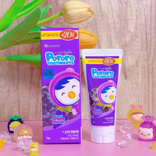 [Chính Ngạch]Kem đánh răng Pororo Tím 70gr