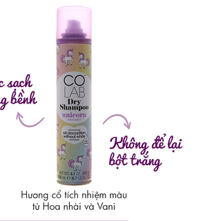 [Chính Ngạch]Dầu gội khô Colab 200ml Unicorn