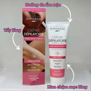 [Chính Hãng]Kem wax lông Byphasse 125ml