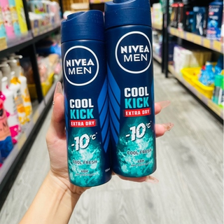 [Hàng CTY]Xịt khử mùi Nivea nam 150ml Extra dry