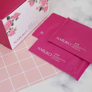 [Authentic]Mặt nạ Naruko hoa hồng - Hộp 10 miếng
