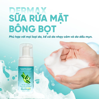 [Hàng Full tem]Sữa rửa mặt Dermax 120ml
