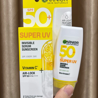 [Hàng Full tem]Kem chống nắng Garnier 30ml Vitamin C