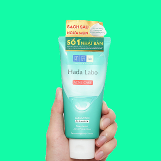 [Hàng Full tem]Sữa rửa mặt Hada Labo 80gr Xanh lá