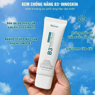 [Hàng Auth]Kem chống nắng Innoskin B3 50ml Xanh