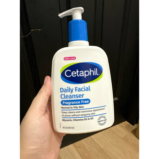 [Hàng Full tem]Sữa rửa mặt Cetaphil Daily Facial 473ml