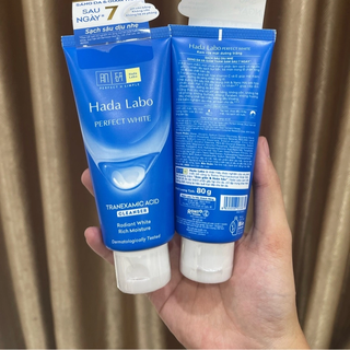 [Hàng Full tem]Sữa rửa mặt Hada Labo 80gr Xanh dương