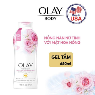 [Chính Ngạch]Sữa tắm Olay Mỹ Rose 650ml