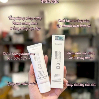 [Hàng Auth]Kem chống nắng Innoskin B3 50ml Xám