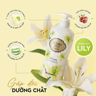 [Hàng CTY]Sữa tắm Double Rich White Purity 800g