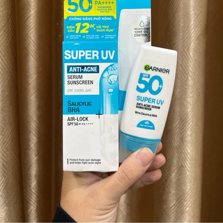 [Hàng Full tem]Kem chống nắng Garnier 30ml Xanh dương