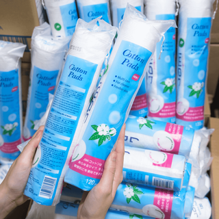 [Hàng Auth]Bông tẩy trang Jomi 120 miếng