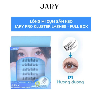 [Chính Hãng]Lông mi cụm sẵn keo Jary - P1