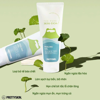 [Hàng Full tem]Tẩy tế bào chết Pretty Skin 150ml The Pure Jeju Cica
